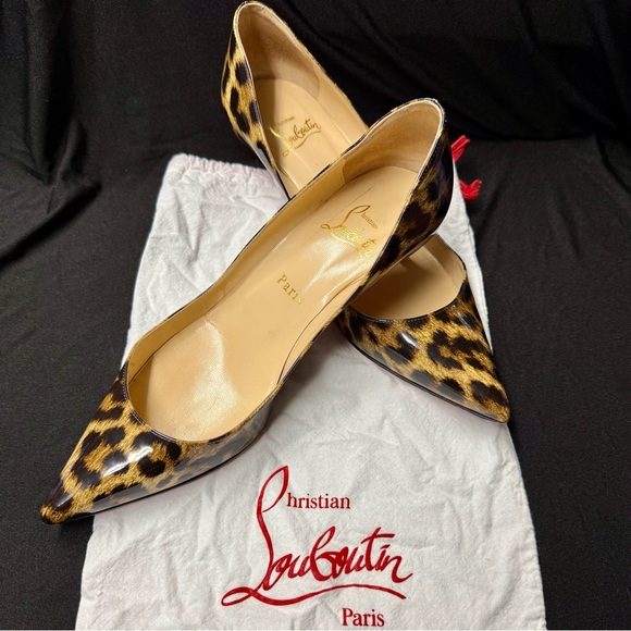 Christian Louboutin Leopard Print Rocket 45 size 36 1/2 - Picture 14 of 16